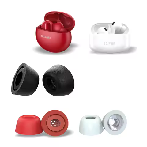 Memory Foam Ear Tips for HUAWEI Freebuds 4i/ 5i / Galaxy Buds 2 Pro Noise Canceling Anti-Slip Earbud