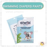 [1PC] AWIBI Disposable Baby Swimming Pants Diapers Waterproof Leakproof Kids | Lampin Berenang Bayi 