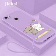 Case VIVO V7Plus V7 Phone Case Silicone Shock-resistant New Design Cartoon Cute Kitten