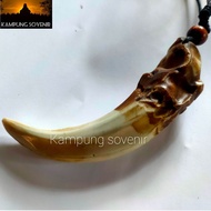 kalung taring harimau/taring macan 7cm