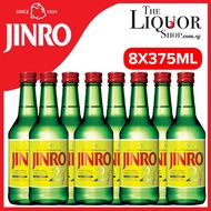 Bundle of 8 Bottles Jinro Soju 24 ABV 24% 375ml