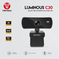 FANTECH LUMINOUS C30 QUAD HIGH DEF 1440P 2K QUAD HD USB Web Camera Webcam with Built-in Microphone f