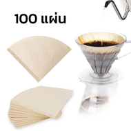 กระดาษกรอง กระดาษกรองกาแฟ ที่กรองกาแฟ ตัวกรองกาแฟ ฟิลเตอร์ Drip Coffee Paper Filter TookZone