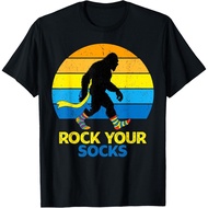 World Down Syndrome Day Rock Your Socks Bigfoot Awareness T-Shirt