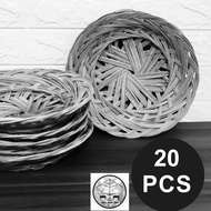 piring anyaman lidi pernis grade A | piring lidi pernis | piring anyaman | piring anyaman LIDI