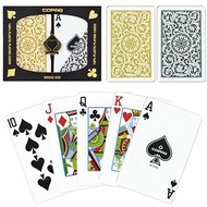 COPAG POKER 1546 Premium Plastic Playing Cards 2 Pairs Boxed Unbreakable Wide Card/Narrow Card