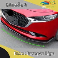 Mazda 3 2020-Present Front Bumper Lips Car Modify