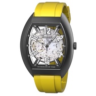 BERLINK AUTOMATIC Skeleton Watch Barrel Shape 30M Water Resistant 2 Years Warranty 5016-G07