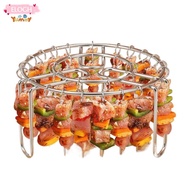 ELO11 Vertical Grill Rack, String Grill 12/24/25/36 Skewer Holder, High Quality Detachable Stainless