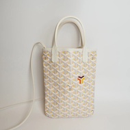GOYARD白色限定直豎tote