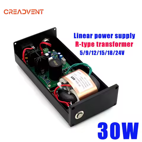 30W Audio Linear Power Supply Refer To STUDER900 Low Noise for DAC Headphone Preamplifier Amplifier 
