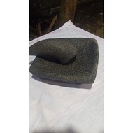 20CM Genuine Stone Square Mortar and Pestle with Warranty