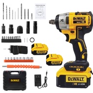 DEWALT DCF887 ประแจผลกระทบไฟฟ้าแบบไร้แปรงถ่าน 950N.M แบตเตอรี่ลิเธียมชาร์จเร็ว 259V/6.0Ah สองก้อน