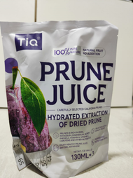 TIQ Prune Juice 浓醇西梅汁130mlX3袋/包Prebiotic enzyme Prune juice x 3 bags