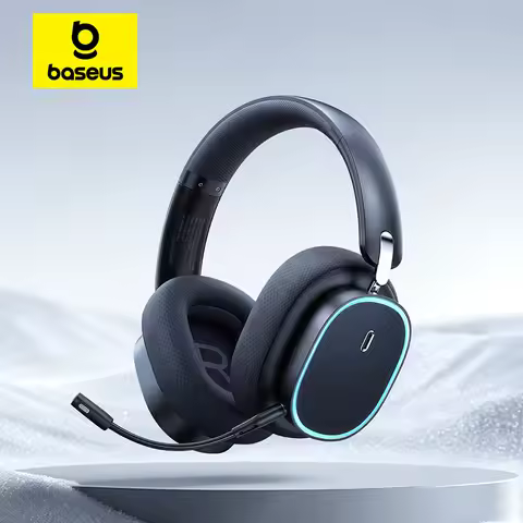 Baseus GH02 Wireless Gaming Headsets with Mic Headphones Bluetooth 5.3 40mm Driver 2.4G/Wireless/Cab
