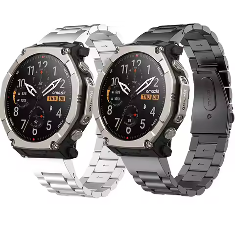 Stainless Steel Strap for Amazfit T-Rex UItra 2 Garmin Fenix 8 7 7X Pro 6 6X 5X Plus Metal Band Quic