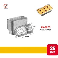 Aluminium Foil Tray BX 5260 / Alu Tray 300ml (per 25 pcs)