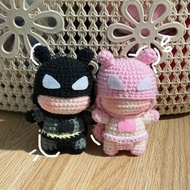 Batman Batman wool keychain Doublebag [handmade]