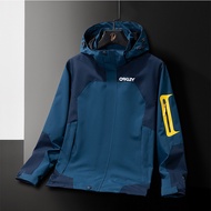 Oakley Men's Waterproof Windbreaker Jacket in Plus Sizes(L-6XL)