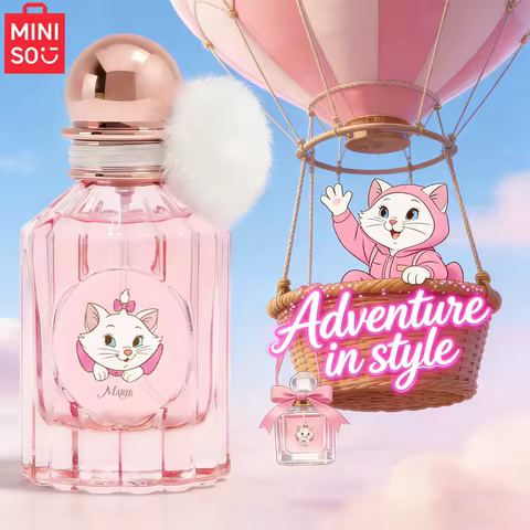 MINISO & DISNEY MARIE Women Perfume Original Floral Fruity Fragrance For Woman Spray 50ML Girl Birth