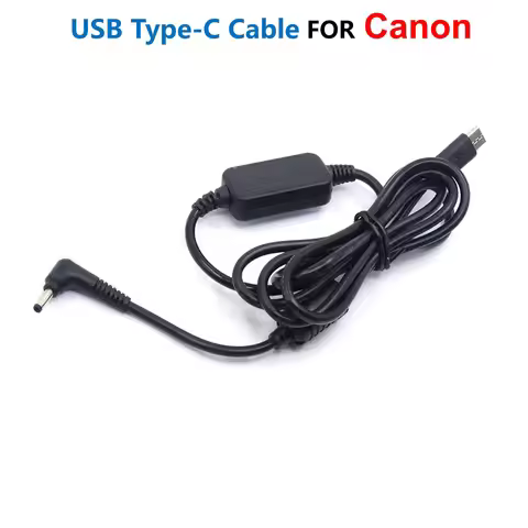 USB Type-C Power Bank PD Cable CA-570 CA570 CA-570K CA570K For Canon Camera ZR80 ZR85 ZR90 FS21 FS30