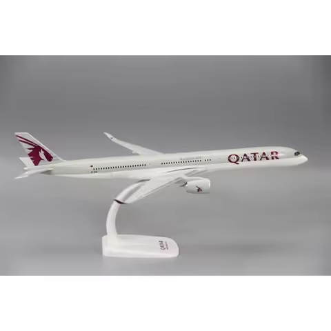New 1:200 Scale A350-1000 Qatar Airways Airlines ABS Plastic Airplane Model Aircraft Plane Assembly 