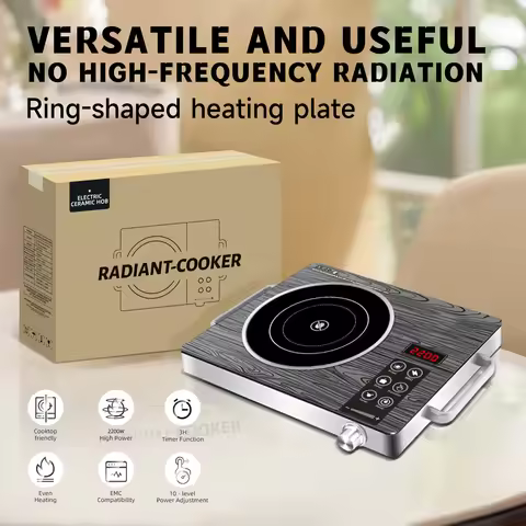 Multifunctional Electric Stove kitchen Cooktop Tea Maker Electric Hot Plate Heater Stove Heating Fur