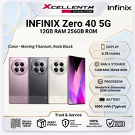 (DEMO) INFINIX ZERO 40 5G [12GB RAM 256GB ROM] - Original INFINIX Malaysia