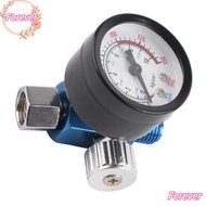 FOREVER Spray Paint Tool Regulator​, ​1/4 Inch​ ​Pressure Gauge​ Air Pressure Regulator​, ​0-150 PSI