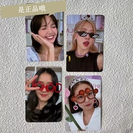 Black blackpink 7th Anniversary Tape Tin Box k4 Bonus Card Selfie Sunglasses Photocard Jin Zhini Pho