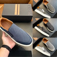 ZEGNA New Style Men's Low-Top Canvas Flat Shoes