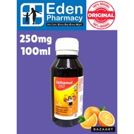 Uphamol syrup -  paracetamol syrup 250mg/5ml ( 100ml ) Orange Flavor