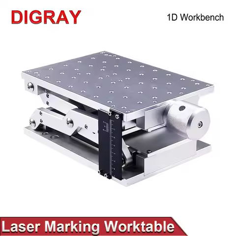 DIGRAY 1 Axis Mobile Workbench 210*150mm Z Axis Workbench Portable Cabinet box DIY Parts For Laser M