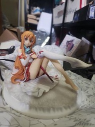 QuesQ 1/7 刀劍神域 亞絲娜 著襪 所見即所得 pvc figure