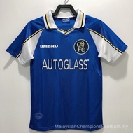 【Retro SSS+】97-99 Chelsea Home Retro High-Quality Short-Sleeve Football Shirt