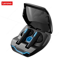 Lenovo XG02 True Wireless หูฟังสำหรับเล่นเกม Latency ต่ำหูฟังเล่นเกมส์ BT5.0หูฟังกีฬาชุดหูฟัง Touch Control พร้อมไมโครโฟนชาร์จ