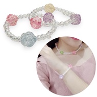 MAWAR Ryuki Rose Hologram Beads Beacelet Rose Flower Bracelet Holo Beads Elastic Elastic Bracelet
