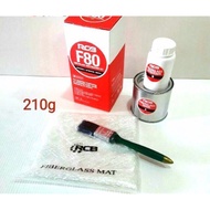 RCB Fiberglass Repair Kit 210gm (玻璃纤维修复套装) car repairing DIY boat repairing crack patch fibreglass m