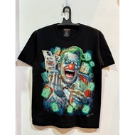 4D JOKER WITH CARDS ROCK CHANG BRAND MADE TSHIRT