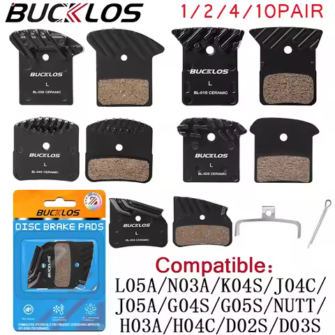 BUCKLOS Bicycle Disc Brake Pad Ceramic Bike Hydraulic Brakes Pads Road MTB Brake Pad for Shimano L05