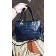 Japanese Korean Ssamzie genuine leather shoulder and crossbody bag size 34,30x24