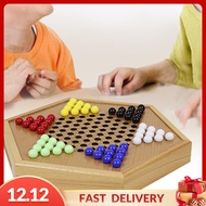 Pezhong Traditional Chinese Checkers Collection for 6+ Years Old Parties Family Convenient Storage M