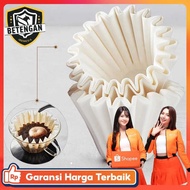 Ars Coffee Filter Paper Wave Filter Paper V60 110mm 8-12 Cups 100 PCS - AS110m