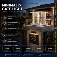 Outdoor Gate Light Minimalist Outdoor Gate Lamp Weather Proof Outdoor Pillar Light Lampu Pagar
