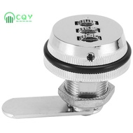 Alloy Code Combination Cam lock Keyless Post Mail Box Cabinet RV 3 Dial silver