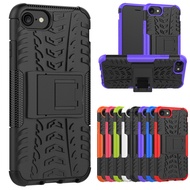For iPhone 7 8 Plus Case Hybrid Tough Rugged Shockproof Protective Cover with Kickstand