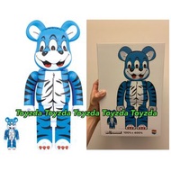 Medicom 2018 KIDILL BEAR Tiger 三眼虎 虎 400% + 100% bearbrick be@rbrick