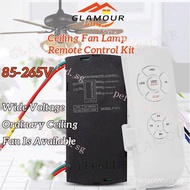 【In stock】[SG] 85-265V Fanco Remote Control Ceiling Fan Remote Control replacemen Fan Receiver with 
