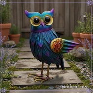 [SimhoabeMY] Metal Feathered Creature Sculpture Rust-Resistant Feathered Creature Statue Easy to Cle