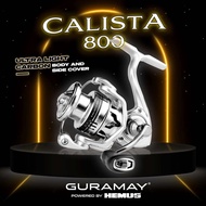 Guramay Spinning Reel by Hemus Calista PH 800 SW + FREE SPOOL Size. 500
